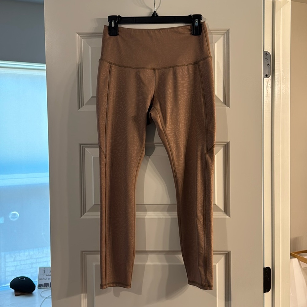 Tan athletic leggings